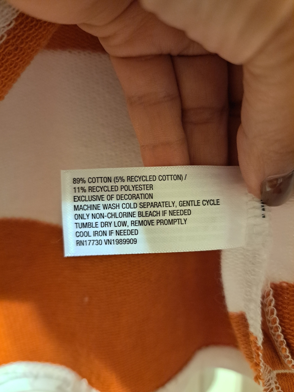 UT Longhorns Game Day JoyLab Orange Striped Cropped Rugby Top - M - Picture 7 of 9